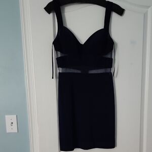 Faviana Navy Mini Dress